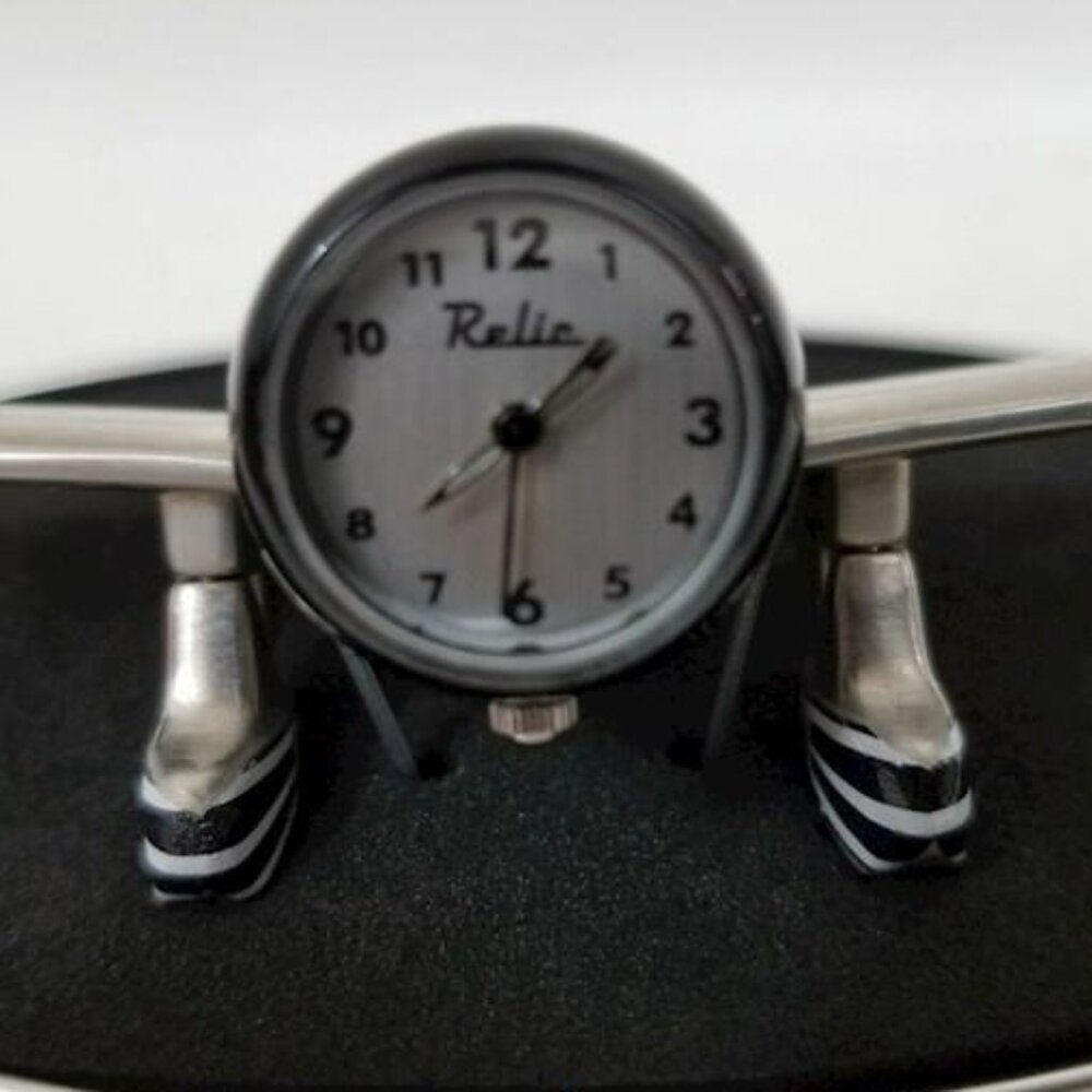 Relic Airplane Clock; Original Tin
